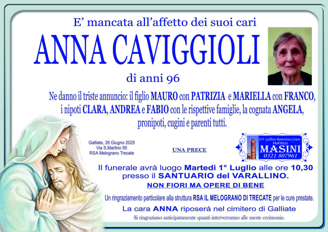 ANNA CAVIGGIOLI