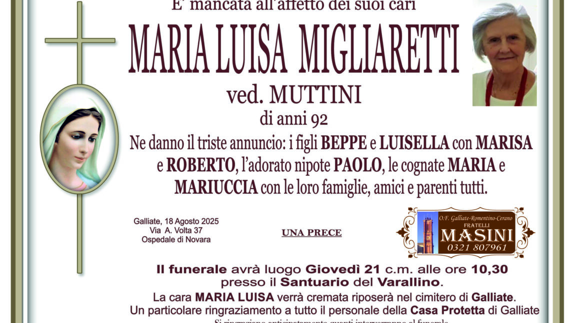 MIGLIARETTI MARIA LUISA