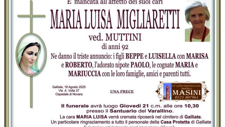 MIGLIARETTI MARIA LUISA