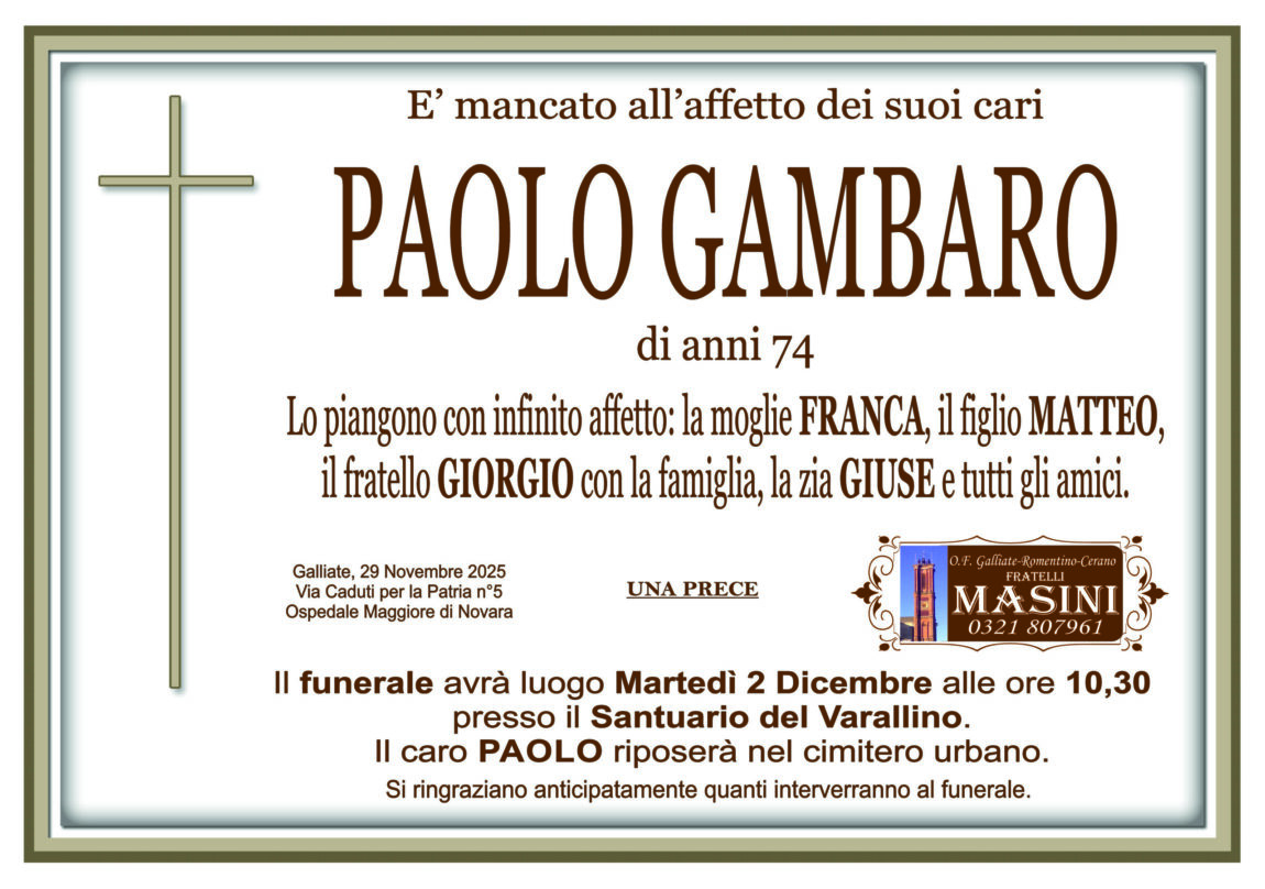 PAOLO GAMBARO