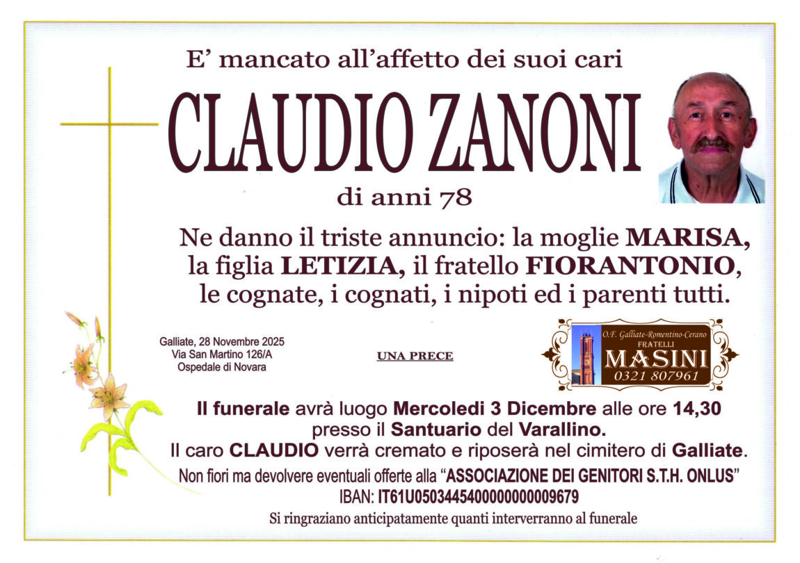CLAUDIO ZANONI