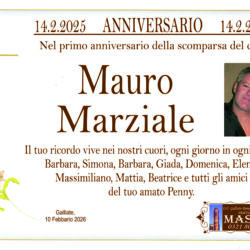 ANNIVERSARIO MAURO MARZIALE