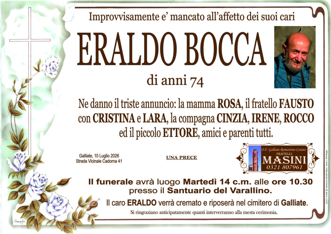 ERALDO BOCCA