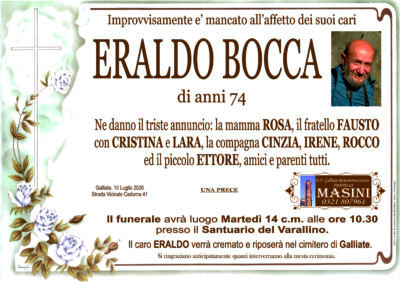 ERALDO BOCCA